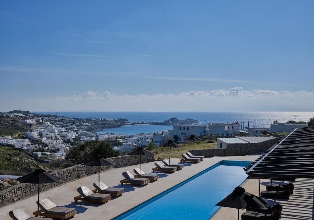 Psarou Villa Mykonos Villas with 9 Bedrooms Sea Views